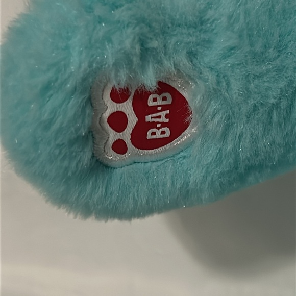Build A Bear Teal Blue Panda Bear Cub 12” Plush Cubscription Winter 2022 BAB - Picture 4 of 7